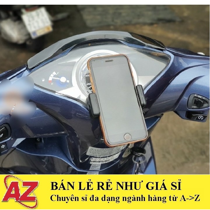 Giá Đỡ Điện Thoại, Kẹp Điện Thoại Xe Máy Dán Lên Đồng Hồ + Tặng keo 3M
