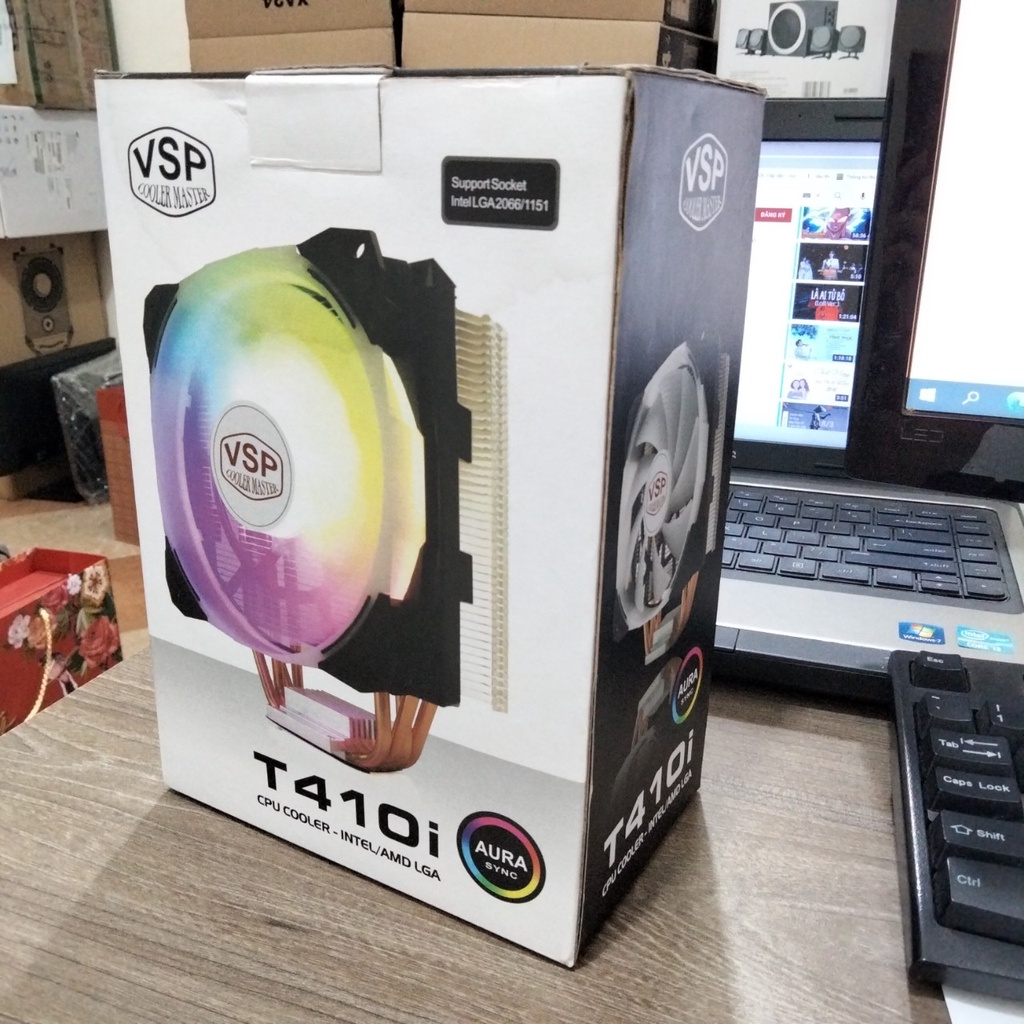 Tản Nhiệt CPU VSP Cooler Master T410i RGB Shopee Việt Nam
