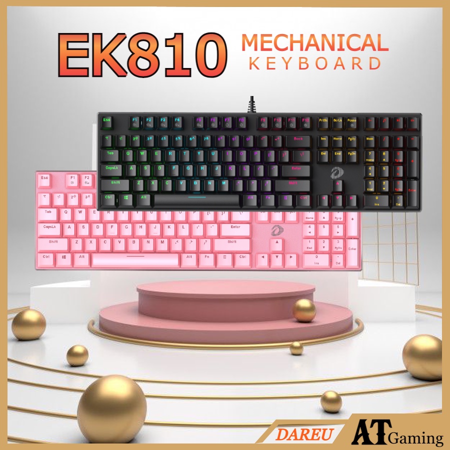 Bàn phím cơ Gaming DAREU EK810 (Blue/ Brown/ Red D switch) | Shopee ...