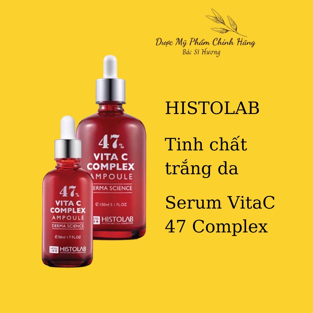 HISTOLAB TINH CHẤT DƯỠNG TRẮNG DA VITAMIN C COMPLEX AMPOULE 47