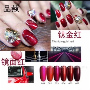 set gel kính đỏ bộ 7 chai ( kèm 1 chai đế bạc)