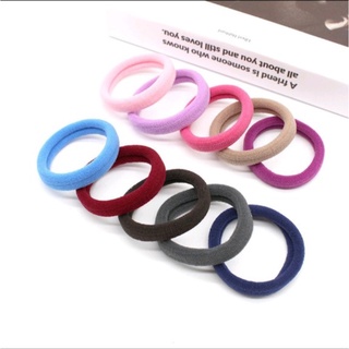 Hộp 20 chun / thun cột tóc cao su nhiều màu sắc