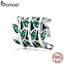 Hạt Xỏ Trang Sức Bamoer Bằng Bạc 925 Hình Chiếc Lá Cho Nữ