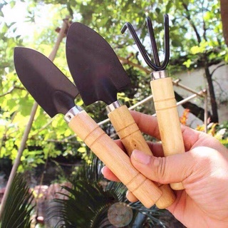 Bộ 3 món dụng cụ làm vườn to (xẻng làm vườn - xới đất - cào đất) 88298