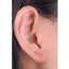 OXXGGKAO 250 Chiếc Không Gây Dị Ứng Trong Suốt Bông Tai Nhựa Vô Hình Mềm Bông Tai Xuyên Giữ Tai Đinh Pin