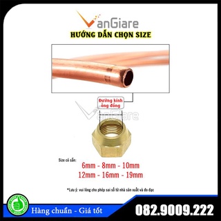 Tán ống đồng, Tán siết côn lồi, Tán lã thau 6mm 8mm 10mm 12mm 16mm 19mm ...
