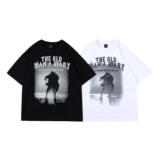 Áo thun nam đẹp form rộng chất cotton in hình cá tính