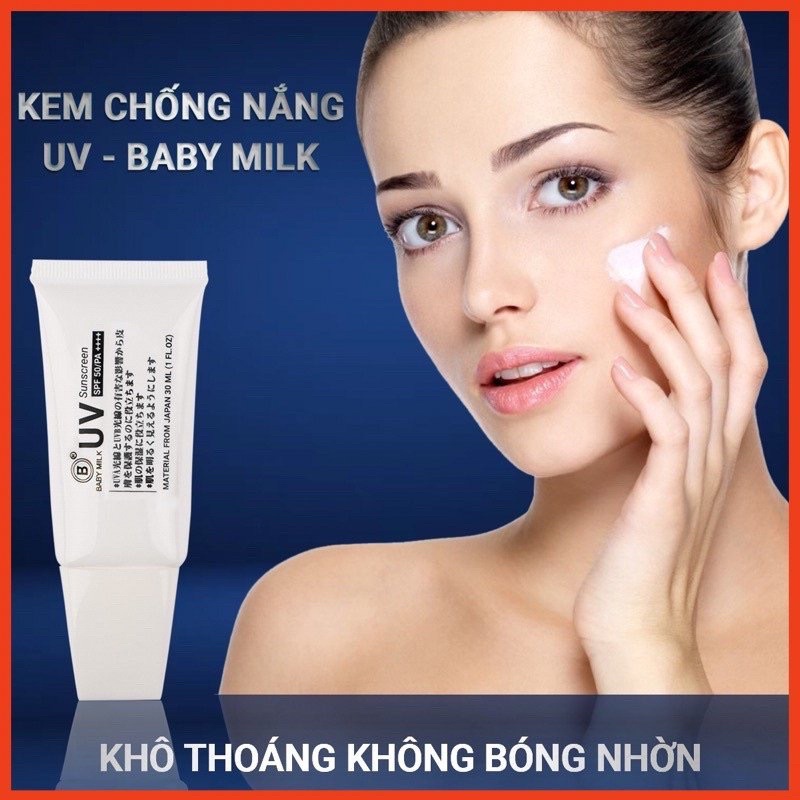 [Mới] Kem Chống Nắng UV Baby Milk - Hàng Hiệu Cao Thiên Nhi