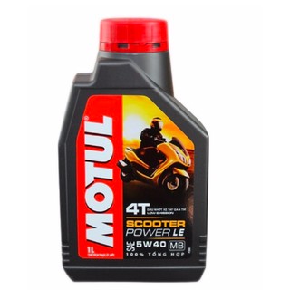 Nhớt cao cấp cho xe tay ga đời mới Motul Scooter Power LE 5W40 - bán theo chai