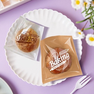 Set 100 Túi Giấy Kraft Đựng Bánh Mì Sandwich Chống Dầu Mỡ