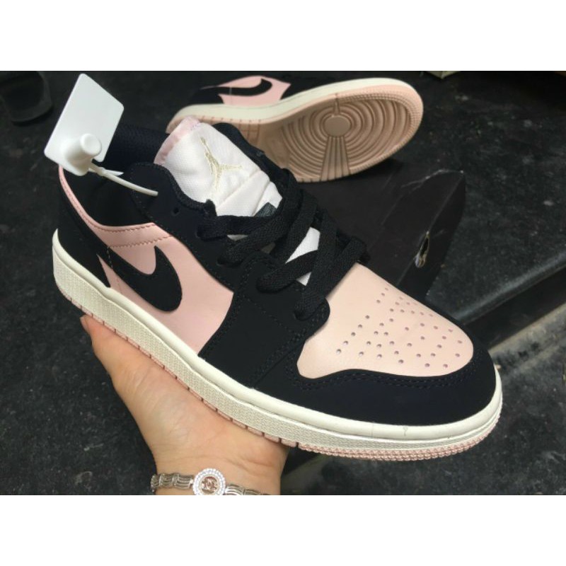 Giày Bóng Rổ Air Jordan 1 Low Black/Pink | Shopee Việt Nam