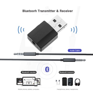 USB Thiết bị thu / phát kết nối tín hiệu Bluetooth 5.0 AUX 3.5mm