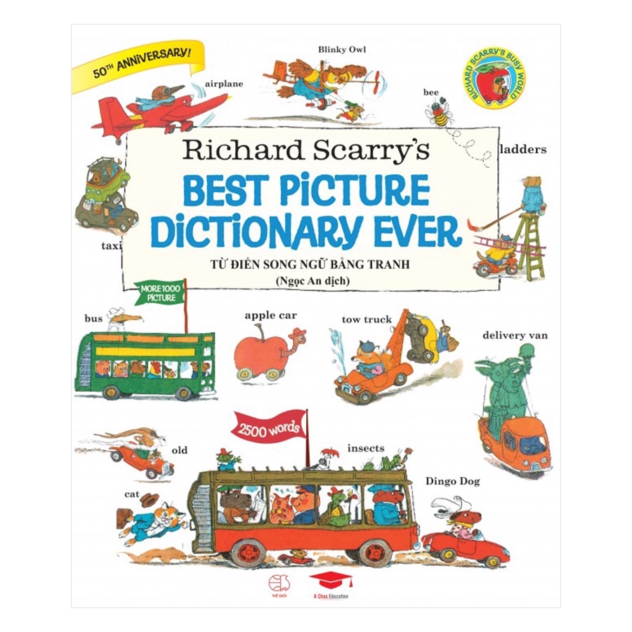 Sách: Richard Scarrys Best Dictionary Ever - Từ điển tiếng anh bằng tranh, Học Giỏi Toán