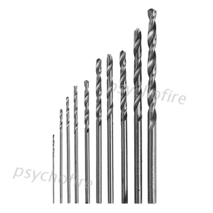 Set 10 Mũi Khoan Xoắn Hss Màu Trắng 0.5-3mm Tiện Dụng Cho Máy Mài Điện