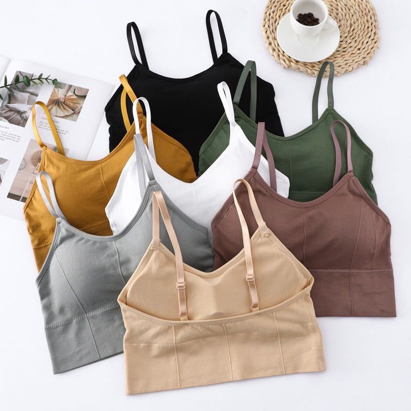 Áo Bra Nữ Cotton không gọng co giãn tập gym, yoga, thể thao BR01