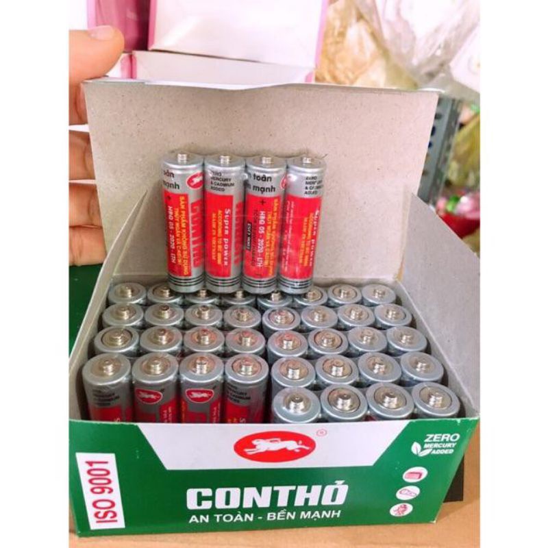 sỉ 1 hộp pin con thỏ 40 viên AA-AAA (đại-tiểu) | Shopee Việt Nam