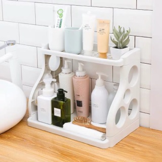 Kệ để đồ nhà bếp nhà tắm 2 tầng tiện dụng