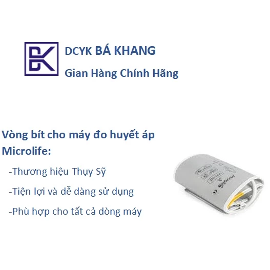 Vòng bít cho máy đo huyết áp Microlife size M