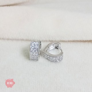 Bông tai trái tim nạm đá nhân tao - BH529
