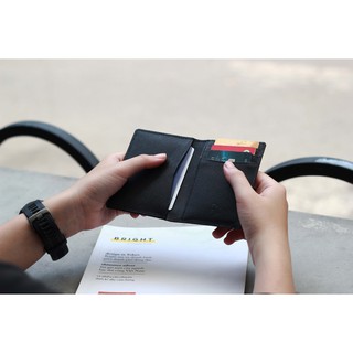 GAPPLE HAVIAS ví đứng mini unisex nam nữ nhiều màu siêu thời trang da bò thật