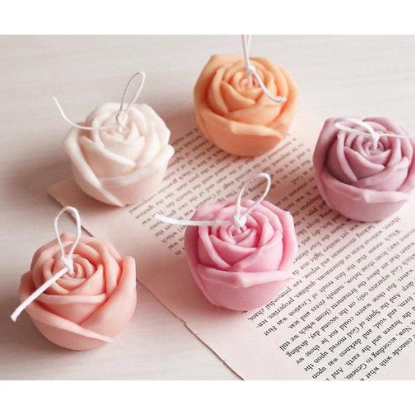 3D Hoa Hồng Khuôn Silicon, Khuôn Socola, Mousse, Làm Bánh Kem, Xà Phòng Handmade, Thạch Cao, Nướng Bánh