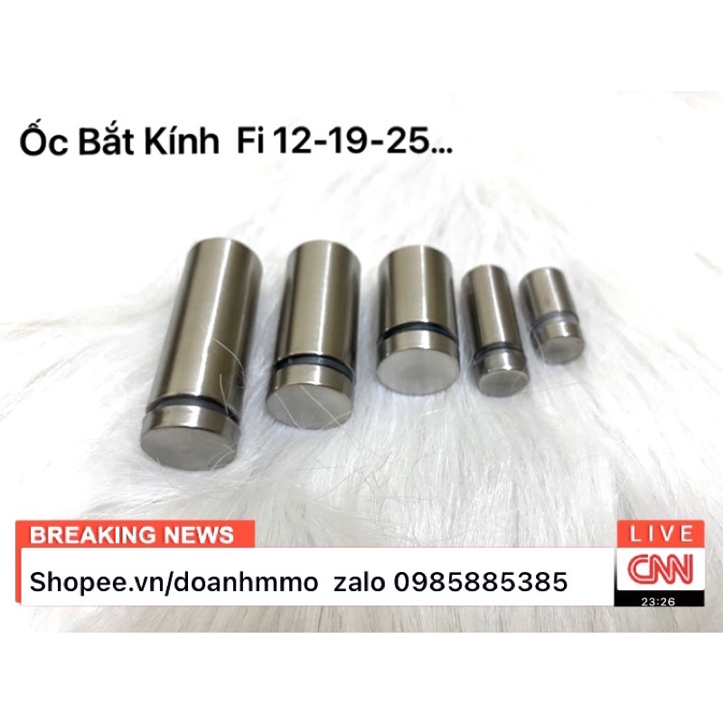 SET 4 Ốc bắt kính inox Fi 12/19 Dài 20-30-40-50mm | Shopee Việt Nam