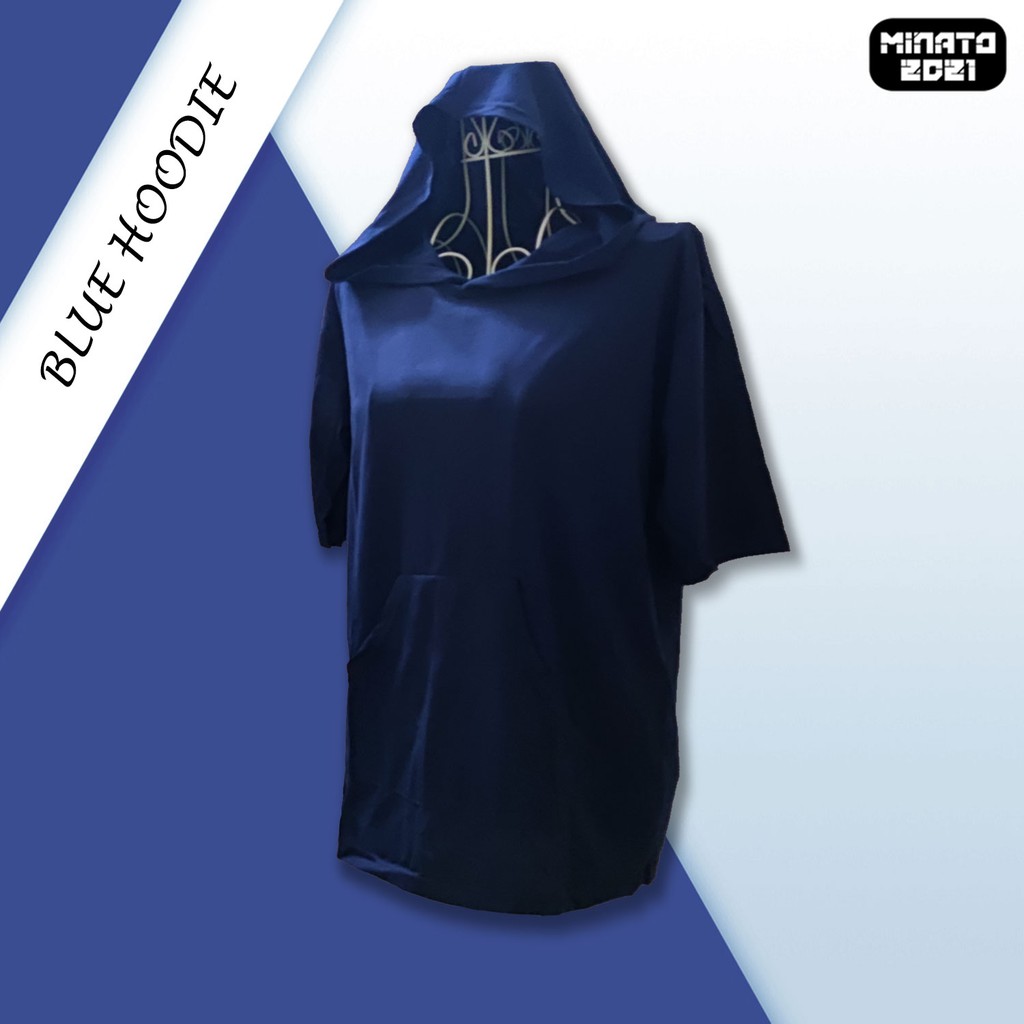 Áo Thun Hoodie Tay Ngắn Nam Nữ Unisex Form Vừa Fit Trơn