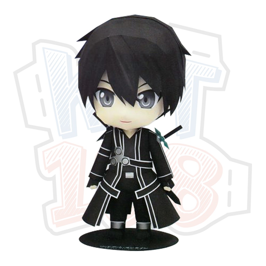 Mô hình giấy anime game chibi Kirito với đầy đủ các chi tiết và tính chất chibi đáng yêu sẽ là cảm hứng tuyệt vời cho bạn để thực hiện các dự án thủ công độc đáo. Cùng tìm hiểu thiết kế này trong hình ảnh nhé!