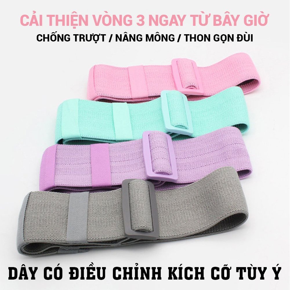 Mô tả Dây kháng lực vải miniband tập mông Aolikes 3604 - 5