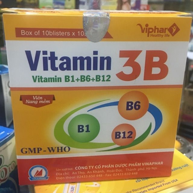 Vitamin 3b GiÚp BỒi BỔ CƠ ThỂ, BỔ ThẦn Kinh 