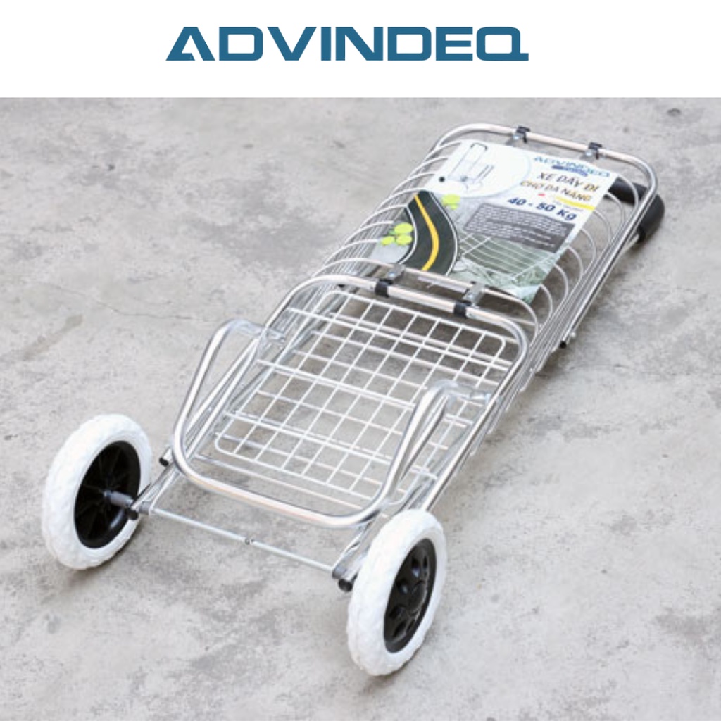 Xe kéo đi chợ ADVINDEQ TL-90C nhập khẩu, tiện lợi khi leo cầu thang bảo hàng chính hãng 12 tháng toàn quốc