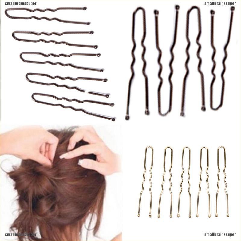 Bộ 20 kẹp tóc kim loại LUImo hình chữ U thời trang cho nữ