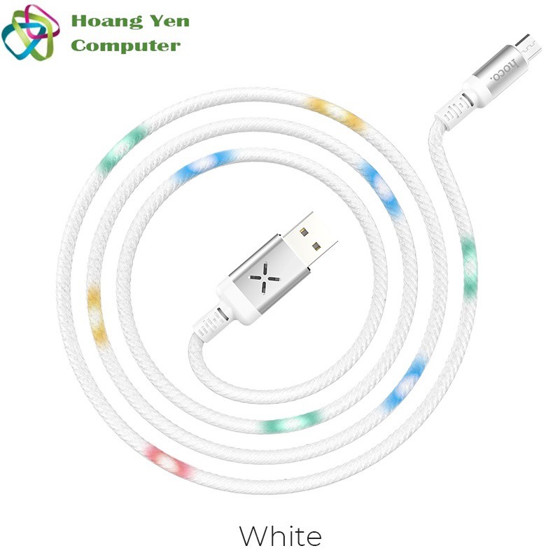 Cáp Sạc Nhanh MICRO USB Hoco U63 Cho Android Có Cảm Led Cảm Biến Âm Thanh - BH 6 Tháng - Hoàng Yến Computer