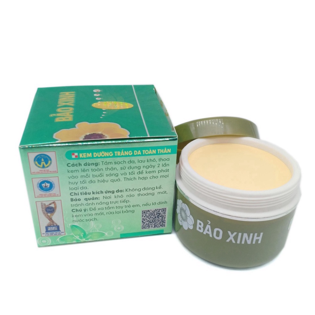 Kem body Trắng da toàn thân Bảo Xinh 80g (xanh lá)