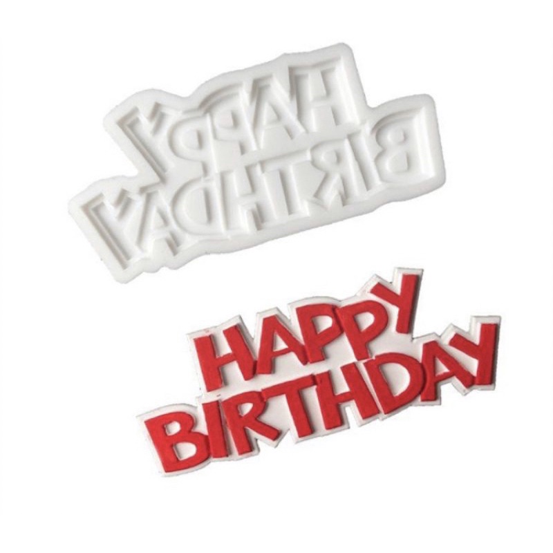 Khuôn chữ Happy Birthday