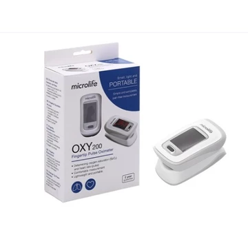 Máy đo nồng độ oxy và nhịp tim spo2 microlife oxy 200 ( bảo hành chính hãng 2 năm)