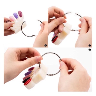 Set 10 vỉ Móng mẫu vương miện tập sơn , trưng bày mẫu