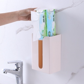 Hộp Đựng Khăn Giấy Dán Tường Nhà Bếp Nhà Tắm Đa Năng Tiện Dụng 88310