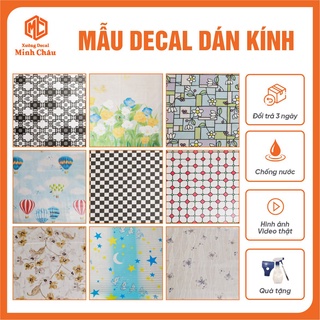 Giấy decal dán kính mờ chống nhìn trộm đề can dán kính cửa sổ khổ văn phòng chống nắng giá rẻ đẹp