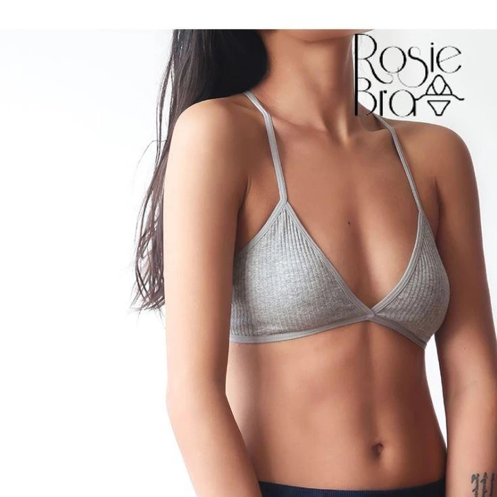 Áo Bralette Cotton Siêu Mỏng Dây Chéo Không Móc, Áo Lót Không Gọng Không Đệm Mềm Mịn Tự Nhiên Cá Tính B246 l Rosie Bra