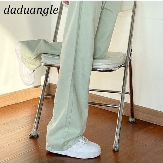 Ảnh Quần jean dệt kim ống rộng thẳng cạp cao thời trang kích thước lớn cho nữ 2