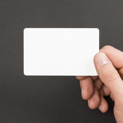 Hộp 100 thẻ giấy thẻ giấy dày trắng trơn