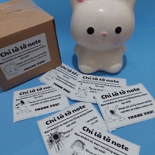 Set 50 tem dán note quay video mở hàng kích thước 7x5cm