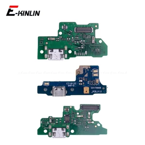 Đế Sạc Cổng Sạc USB Cắm Bảng Micro Mic Cáp Mềm Cho HuaWei Y9 Y7 Y6 Pro Y5 Lite Prime GR5 2017 2018 2019 Thay Thế Các Bộ Phận