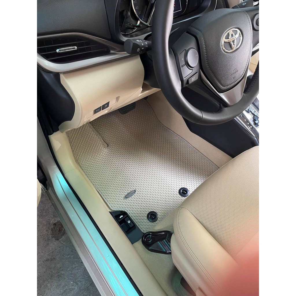 Thảm lót ô tô KATA cho xe Toyota Vios (2014 - 2025) - Khít với sàn, Chống trơn, Không mùi, Không ẩm mốc