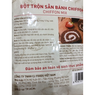 Bột Mì Số 8 Làm Bánh Bông Lan & COOKIES CJ/ Cake Flour (Xe đạp) 1Kg