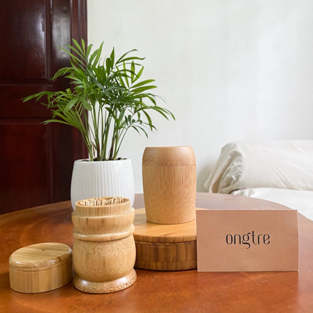 Hộp Đựng Tăm ONGTRE, In Logo Theo Yêu Cầu, Phụ Kiện Nhà Hàng, Khách Sạn, Café, Homestay, Cửa Hàng Bánh