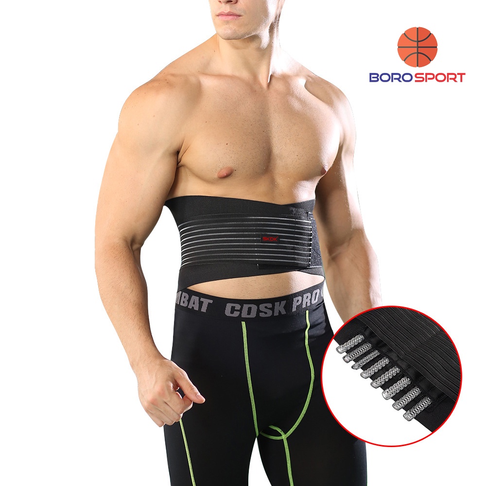 Ảnh Băng quấn bụng và lưng bảo vệ cột sống, tập gym, chống chấn thương CLEACCO - Hàng chính hãng BORO SPORT 3