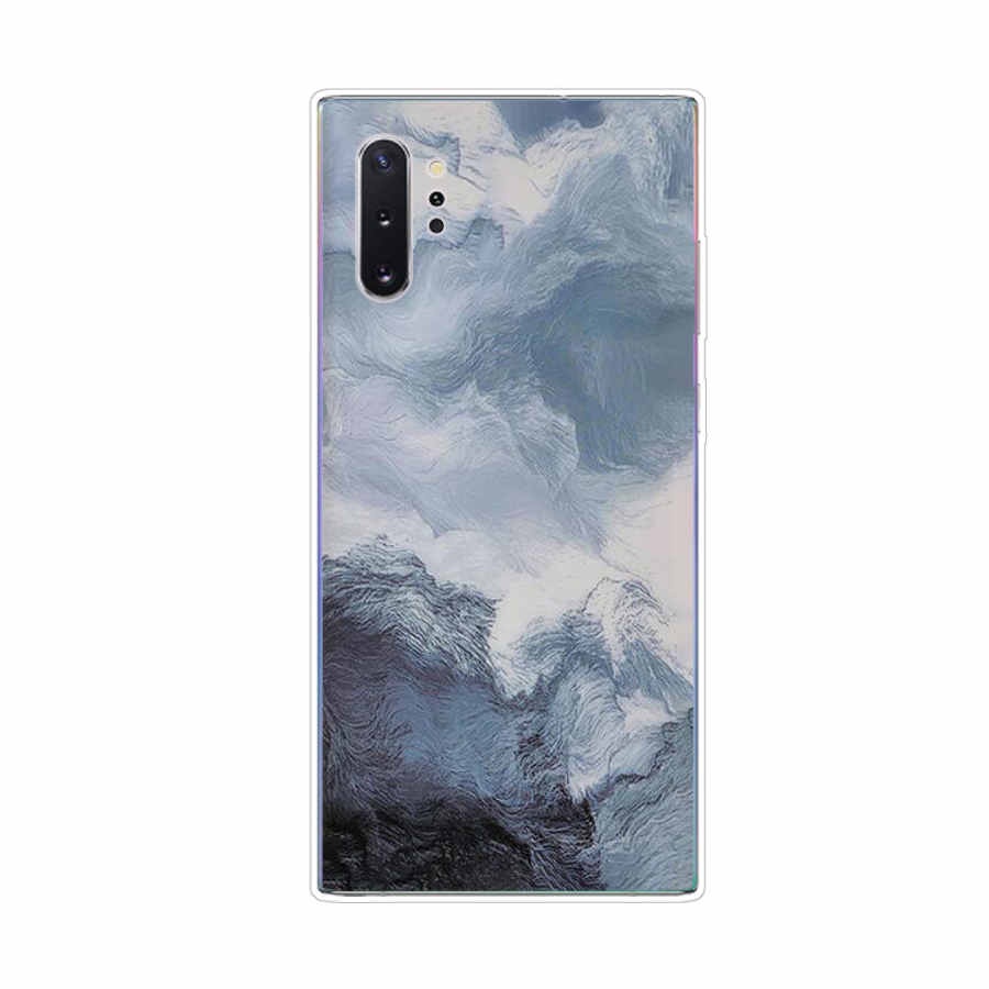 Ốp Điện Thoại TPU Dẻo In Họa Tiết Độc Đáo Thời Trang Cho Samsung Galaxy note 9 10 plus
