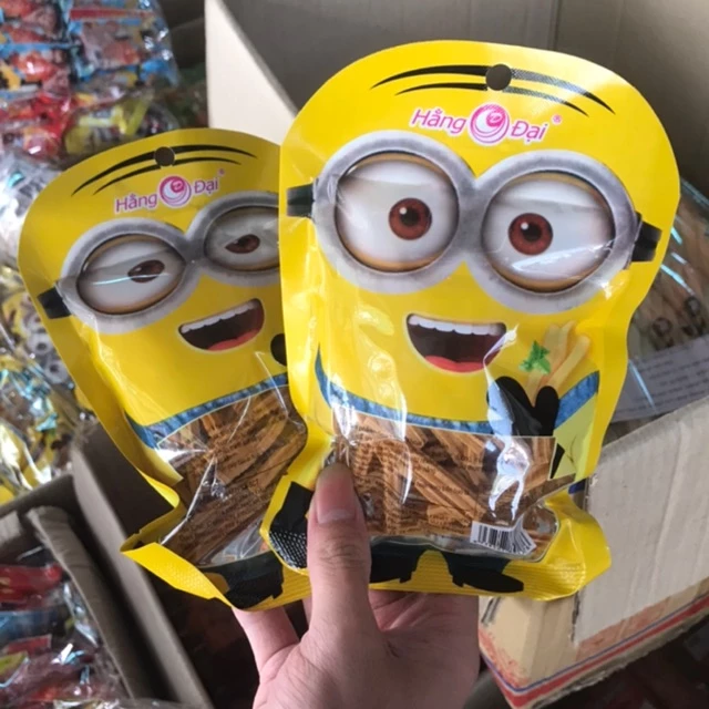Snack Minion khoai tây chiên Hằng Đại bịch 30 gói (20g/gói)